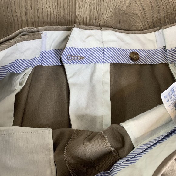 Lands End Traditional Fit Mens Size 36x29 Chino Pants Khaki Flex Fit Waist - Picture 4 of 8